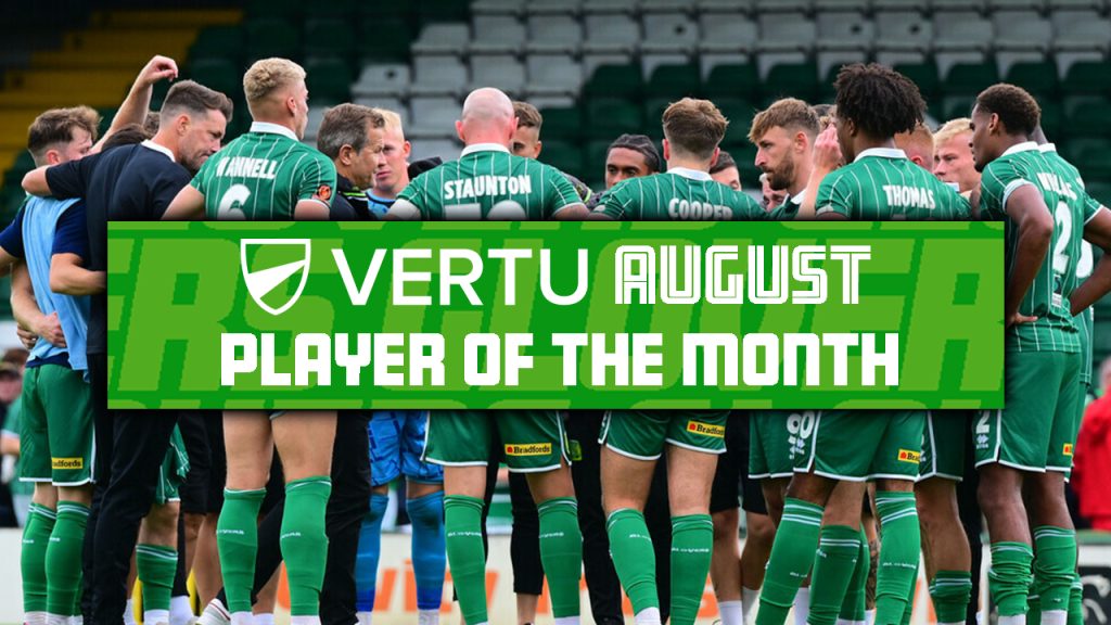 Vertu Motors Player of the Month - August