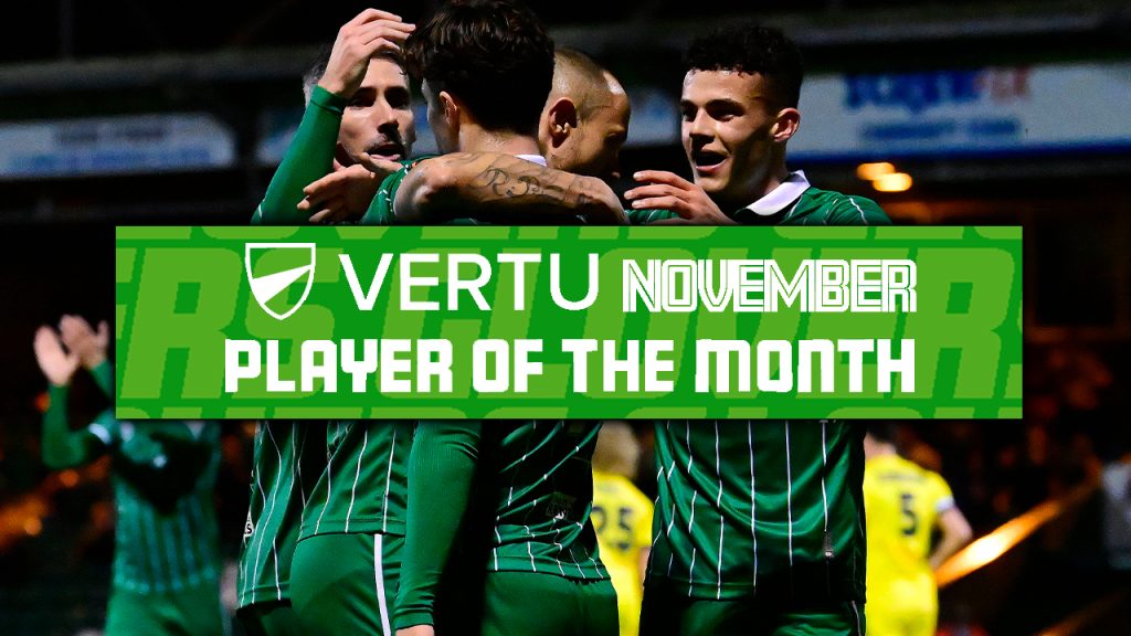 Vertu Motors Player of the Month - November