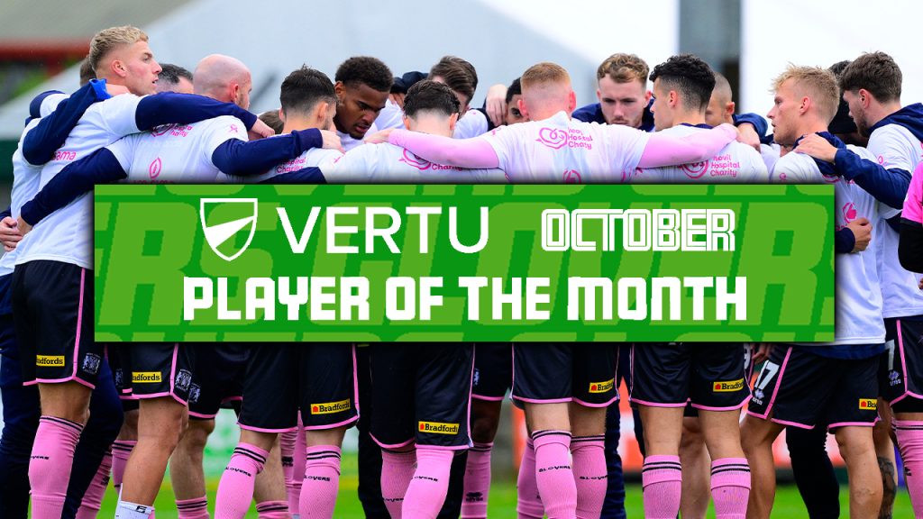 Vertu Motors Player of the Month - October