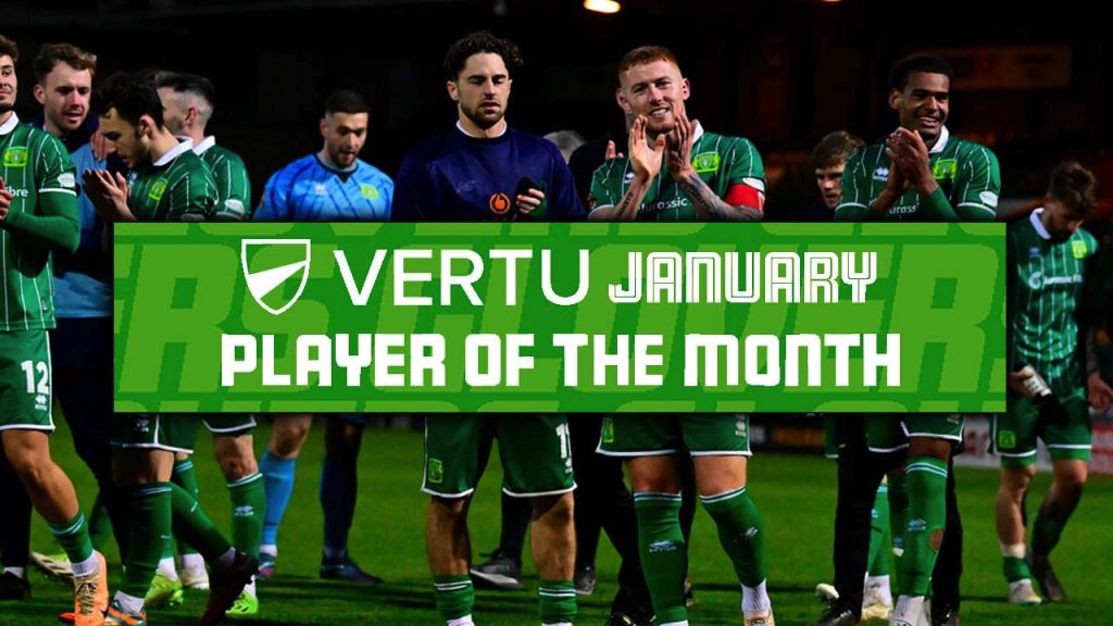 Vertu Motors Player of the Month – January