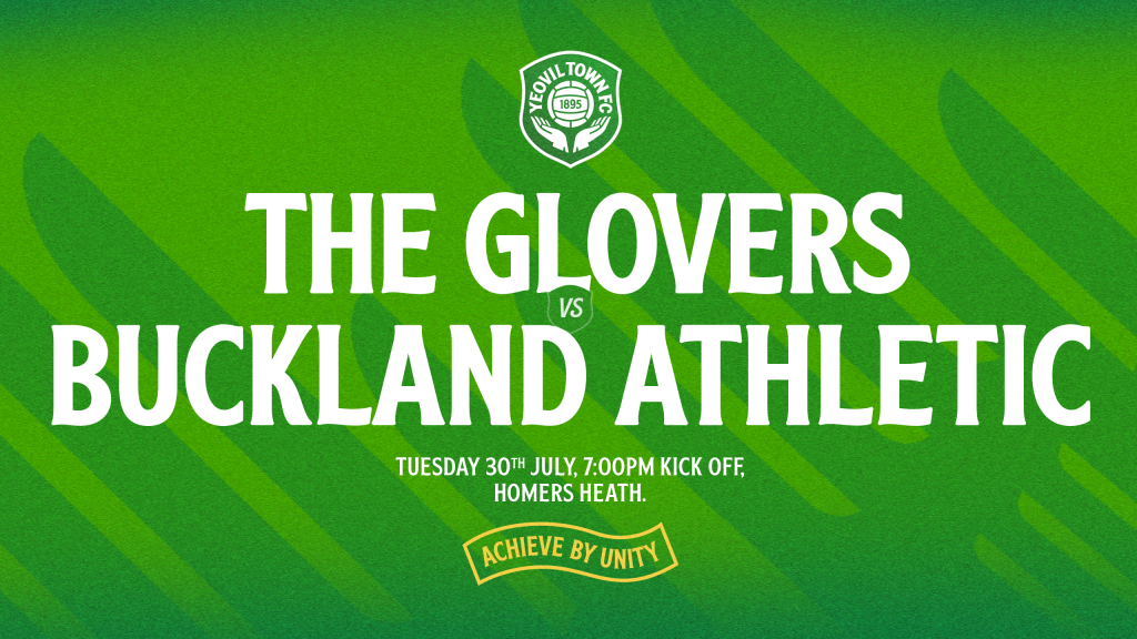 FIXTURES NEWS | The Glovers head to Buckland Athletic