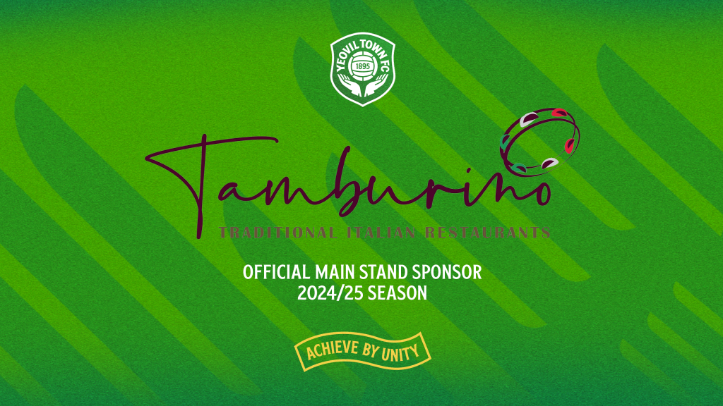 COMMERCIAL | Glovers Rekindle Partnership with Tamburino for 2024/25 Season
